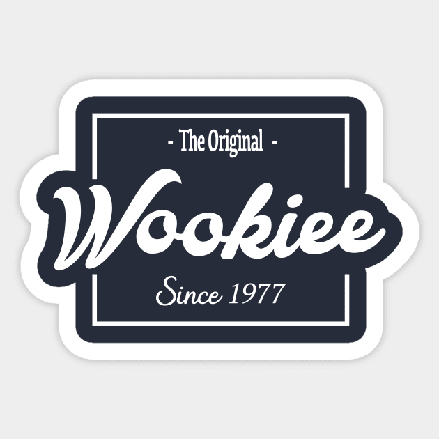 The Original Wookiee - Fan Art Sticker by Chisco Leiton